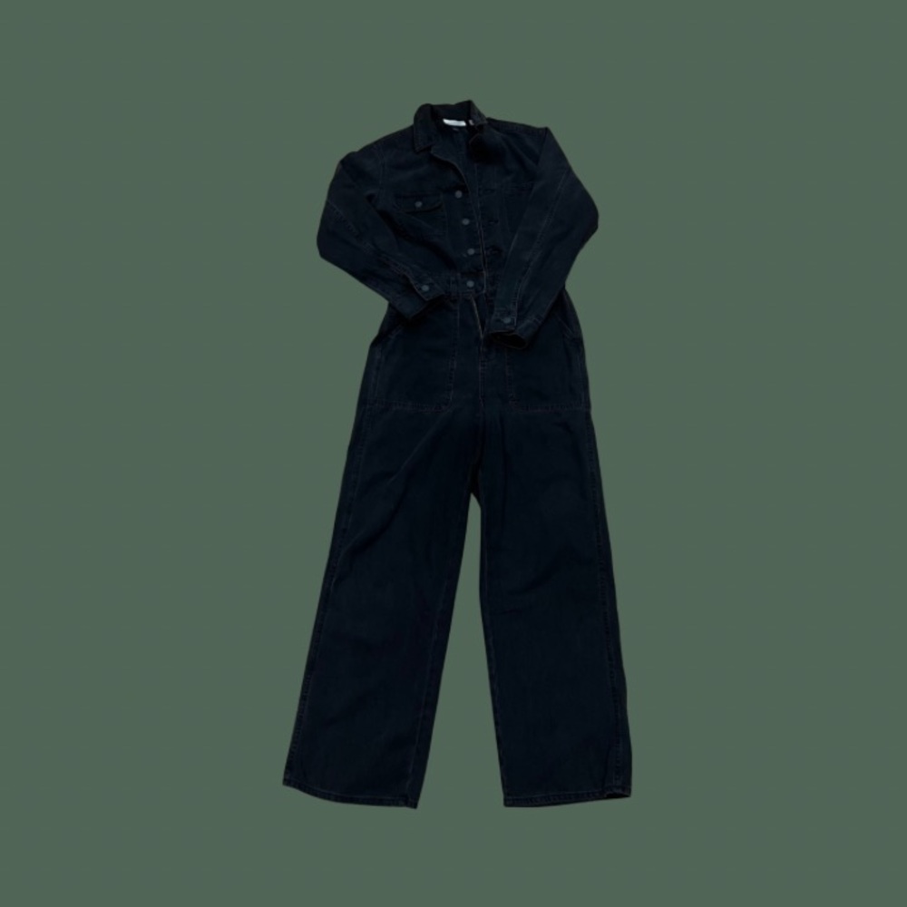 Universal Thread Women's Dark Denim Overalls